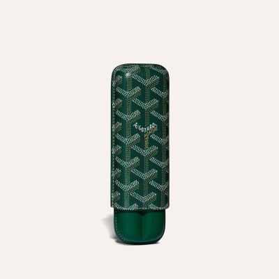 Churchill 2 Cigar Case - Green