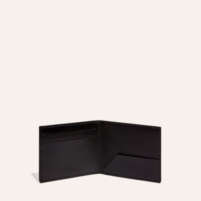 Insert Victoire Card Wallet Initials - Black